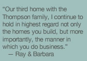 Apex Custom Homes Builder Testimonial