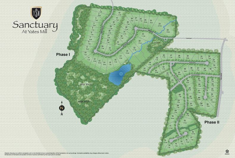 The Hamptons at Umstead Site Plan